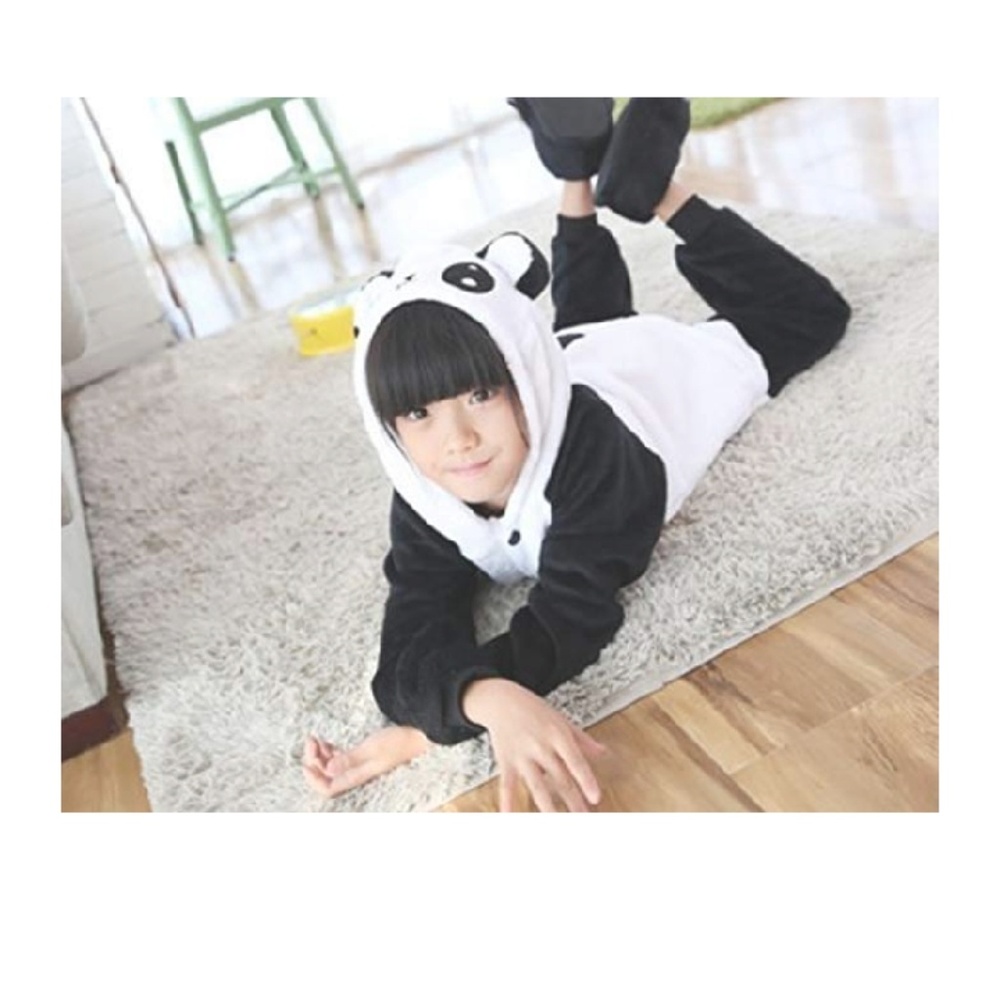 Angelieno Unisex Panda pajamas/costume size 5 - Picture 3 of 8